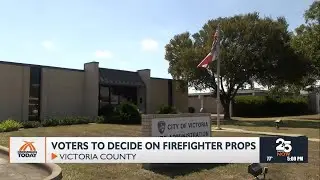 Victoria residents leaning towards passing firefighter props in early voting returns