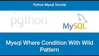 Python-mysql | where condition with wild pattern