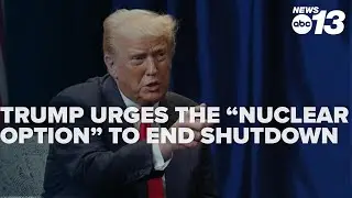 Trump urges 'nuclear option' to end government shutdown