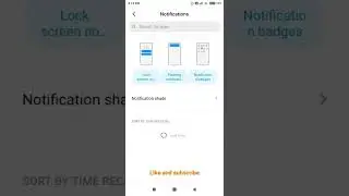 Notification Setting In Redmi 6A