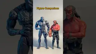 Size comparison with Mezco Hellboy #marvel #venom #hellboy #mezco #shfiguarts