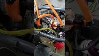 Stage6 R/T 95cc, R&D Italy exhaust Honda Dio AF18 startup.  #SHORTS