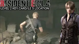 RE4 Remake Chapter 13 [Level 2 Key Card/LE 5 Location]