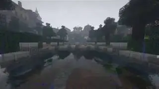 Minecraft Timelapse - Thunderstorm in a Garden of Rome | | 60fps