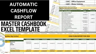Master Cashbook | Excel Template: Automatic Cashflow Reports