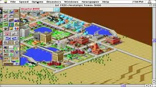 Sim City 2000 (1995) на классическом Macintosh