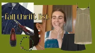 my fall thrift (wish) list - mostly 90s prep/normcore, and some minimal y2k vibes