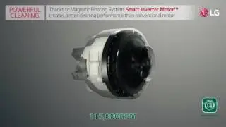 Инверторный двигатель LG CordZero&trade; Smart: мощная уборка / USP
