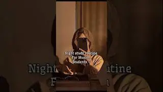 Night Study Routine For Muslim Students❤️#youtubeshorts