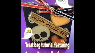 Treat bag tutorial featuring Serena Bee's collection