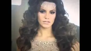 Beautiful hair style using extension and curling iron,princess head | AIN tutorial.