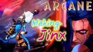 [아케인] 징크스 디오라마 만들기 Making Jinx Diorama of Arcane
