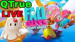 Fall Guys CUSTOM ROOM playing with viewers * Road To 808/1k Subs LIVE STREAM QTrue YT