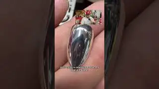 #nails #metalnails #silvernails