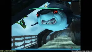 XQEMU Xbox Emulator - Shark Tale Ingame - realtime! (1d968aa)