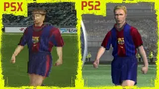 FIFA 2001 PS One vs PS2 Graphics Comparison