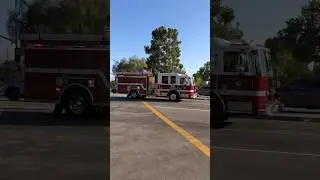 OCFA Engine 10 Responding