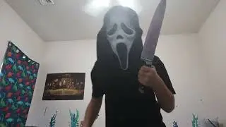Ghost face fake knife review