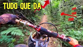 ACELEREI FORTE A Crf230 no primeiro Trilh&atilde;o 100% Off Road de Nova Resende-MG
