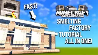 Лучший учебник по Супер Плавильне Minecraft - Java/Bedrock - 32 000/час - 1440p HD