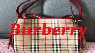 Burberry Haymarket Tote Bag Review #53❤️👜