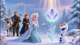 Frozen: La Flor Frostbloom que Cumple Deseos 🌸 Historia Infantil Encantada #explorines
