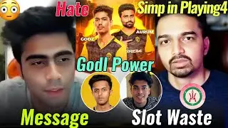 Simp in Playing4 For Bgms 😳| Godl Aurum Message 😧| Jonathan Reply 😯 Mazy On Slot Waste 🛑
