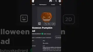 ( New Free Item ) How to get Halloween Pumpkin Head ROBLOX ( 2023 ) DeanOfficial YT
