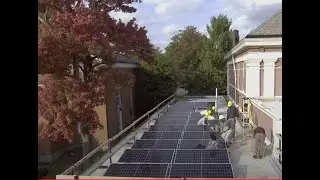 Powerful Partnership: Allegheny Students and Professor Plan, Install Solar Panels at Area Church
