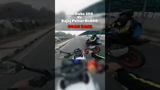 Ns400z vs Duke250 🔥 #ns400 #duke250 #dragrace #shorts #ytshort
