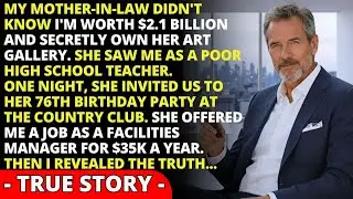 I Never Told My Wife I Sold My Company For $890M - Her Mother Offered Me A $30K Janitor Job At...