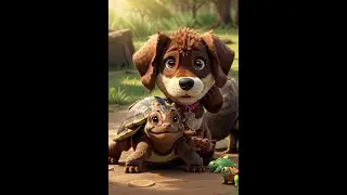 Dog and Turtle Friends 🐾🐢The Cutest Animal Duo on the Internet