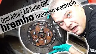Opel Astra J OPC Turbo Brembo Bremsen vorne wechseln