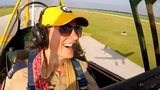 She Flew Open Cockpit + helped Build our Plane - Inviting viewers to do the same!