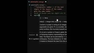Automorphic number 