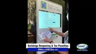 TALK OF THE TOWN | Maria Walls: Reopening & Tax Penalties | Beaufort County Treasury | WHHITV