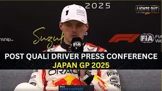 Japanese GP 2025|| F1 Post Qualifying Press Conference || #maxverstappen #landonorris #oscarpiastri