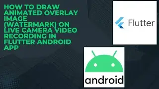 How to Draw Animated Overlay Image (WaterMark) on Live Camera Video Recording in Flutter Android App