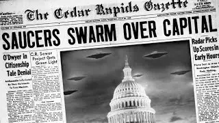 SAUCERS SWARM OVER CAPITAL | 1952 News Article | ORIGINAL TRANSCRIPT