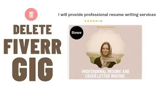 How to Delete a Gig on Fiverr✅