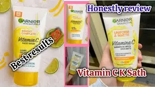 Garnier Bright Complete Vitamin C Facewash | Honest Review Of Garnier brightening & light Facewash✨