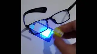 Alat tes anti radiasi bluray senter mini + kartu / Test Lensa Anti Sinar Biru