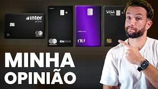 COMPARATIVO CART&Atilde;O BLACK: NUBANK ULTRAVIOLETA, C6 CARBON, INTER PRIME OU NOMAD EXPLORER