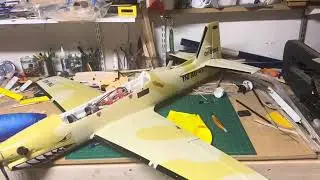Dynam Tucano EMB 312 RC Plane &ndash; FULL REPAINT in Brazilian Smoke Squadron Colors!