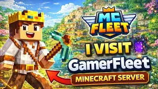 I VISIT @GamerFleet MINECRAFT SERVER |mcfleet s2