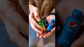 Mini Bottles | Ultimate Satisfaction ASMR | 7UP, Mirinda & Pepsi