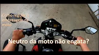 Moto não engata o neutro? Como consertar e regular a embreagem.