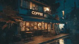 Tokyo Coffee Shop Rain 🌧️ Vintage 90s Japanese Lofi Beats | Chill, Study, Sleep