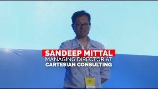 Sandeep Mittal of Cartesian Consulting talks about 'Storytelling With Data' @ #Cypher2017