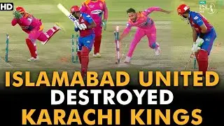 Islamabad Destroyed Karachi | Karachi Kings vs Islamabad United | Match 14 | HBL PSL 7 | ML2G